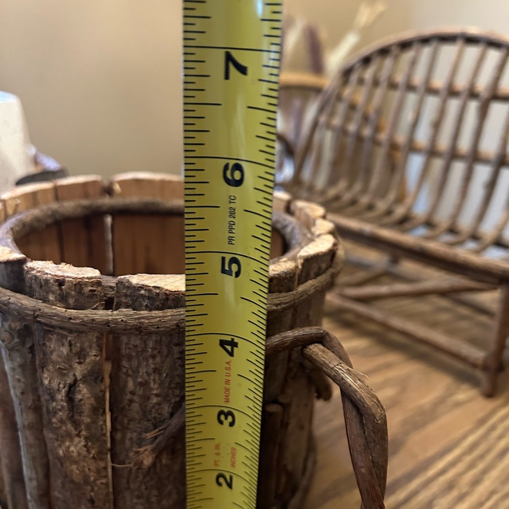 Rustic garden bundle porch decor
bench / bark bag planter / watering ca… - Picture 8 of 10